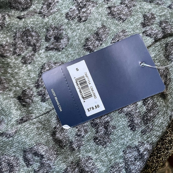 Lucky Brand Hooded Cardigan Sweater Cloud Jersey - Picture 3 of 7